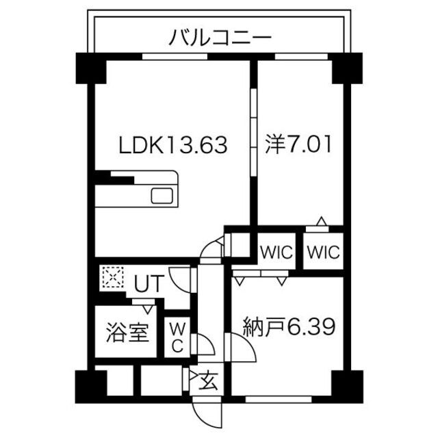 久寿川駅 徒歩12分 4階の物件間取画像