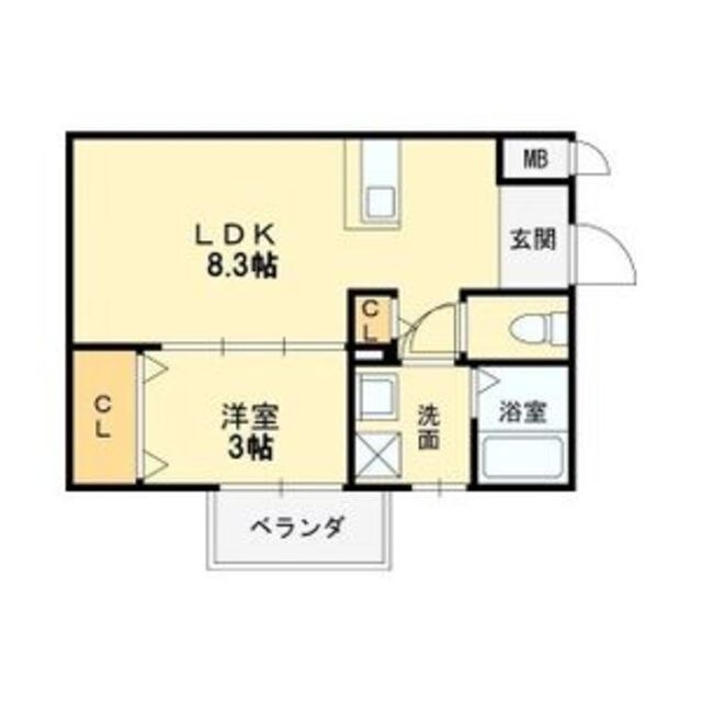 川西能勢口駅 徒歩5分 2階の物件間取画像