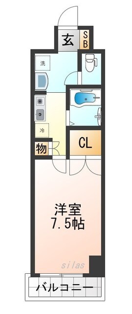 ララソル芦屋の物件間取画像