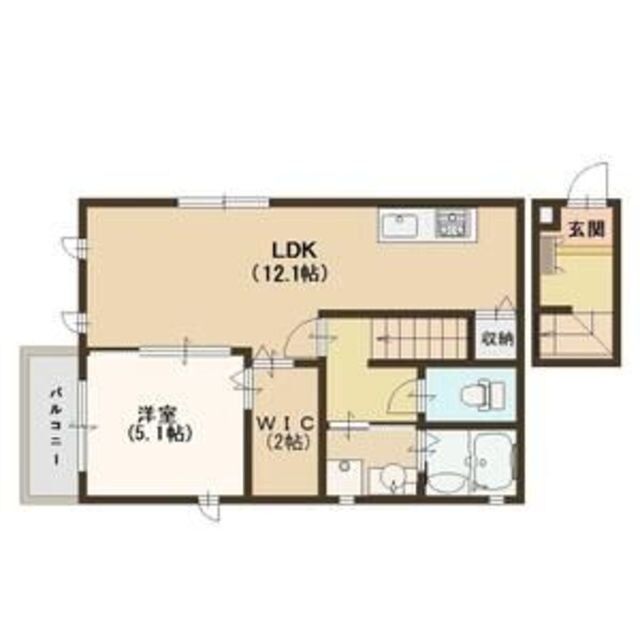 ルシェール東難波Ⅱの物件間取画像