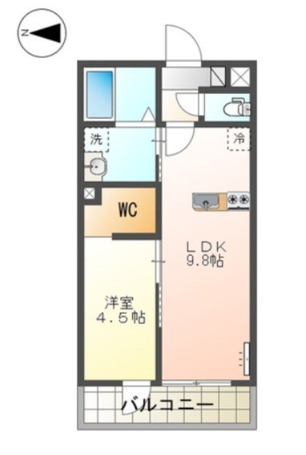 雲雀丘花屋敷駅 徒歩12分 2階の物件間取画像