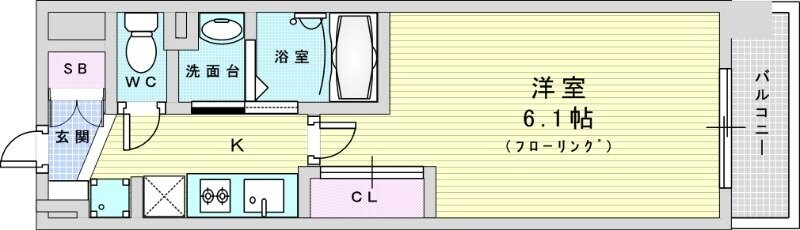 Luxe新大阪西の物件間取画像