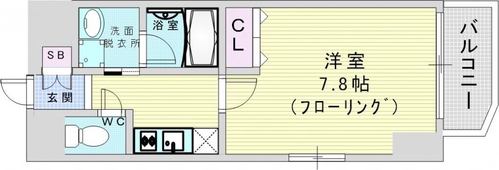 ファーストフィオーレ大阪ウエストの物件間取画像