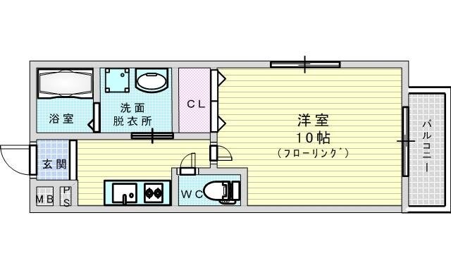 フジパレス内本町1番館の物件間取画像