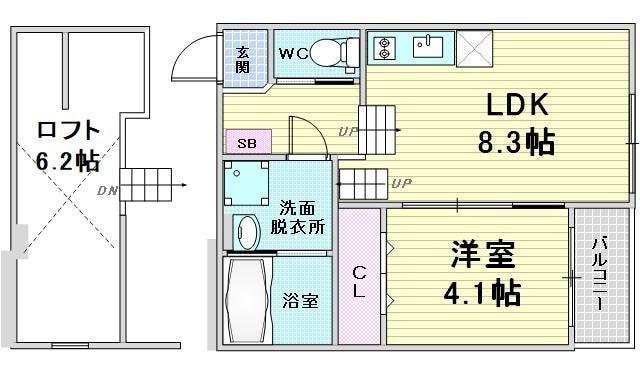 シェンリーパークの物件間取画像