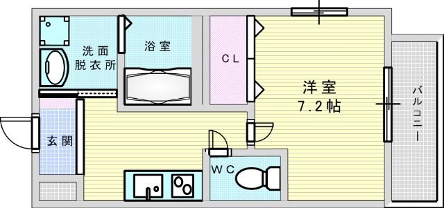 フジパレス菅原公園の物件間取画像