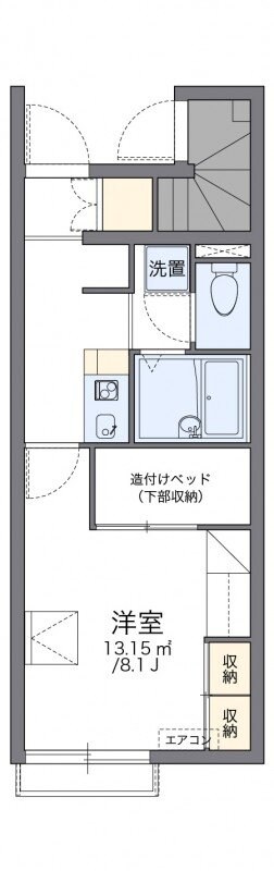 レオパレス五月丘の物件間取画像