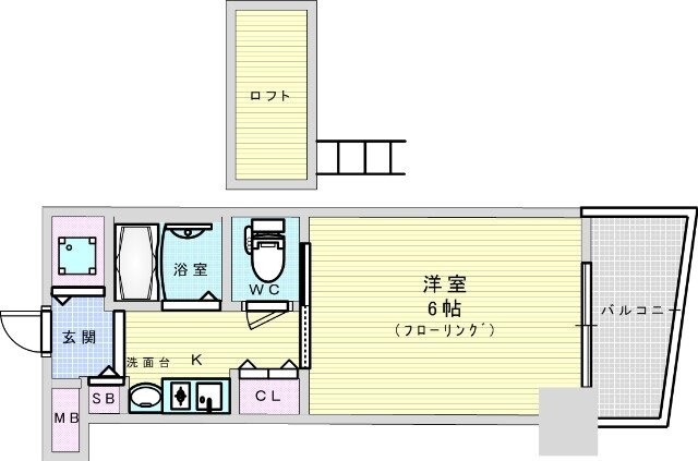 エステムコート新大阪3ステーションプラザの物件間取画像