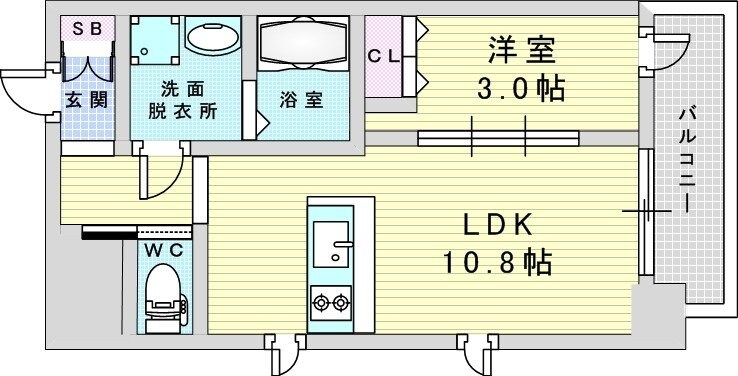 Live Flat塚本新北野の物件間取画像