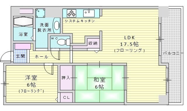 クローバー・サウス江坂の物件間取画像