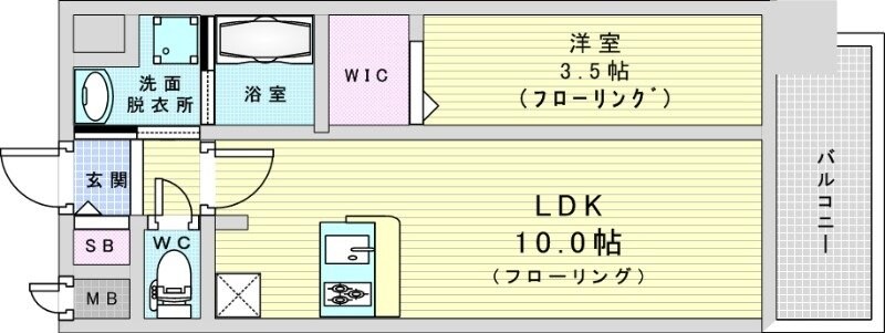 Attirant西三国の物件間取画像