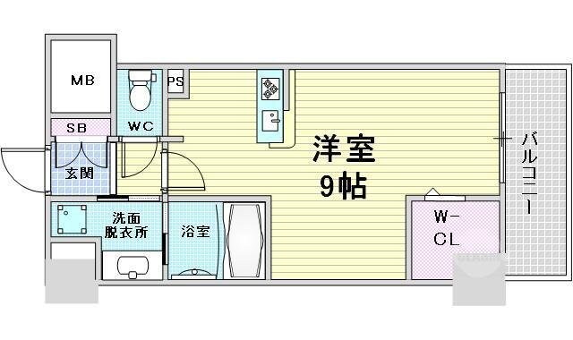 ラルーチェ北梅田の物件間取画像