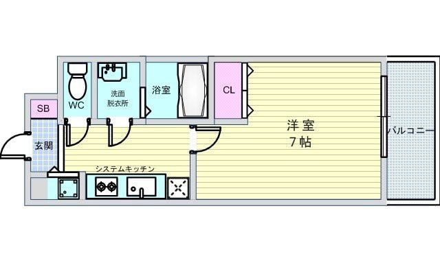 エルシア池田の物件間取画像