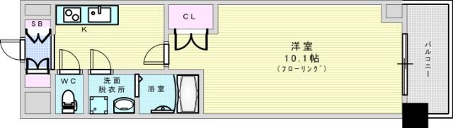 Re－be東三国の物件間取画像