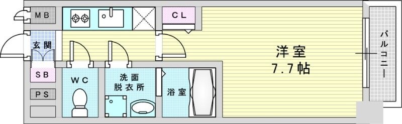 MJC大阪ファインゲートの物件間取画像