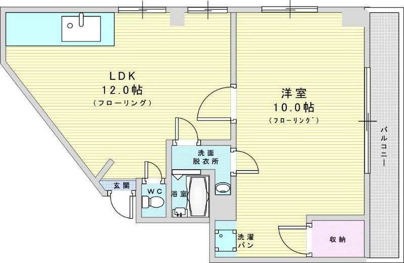 コーポフェニックスの物件間取画像