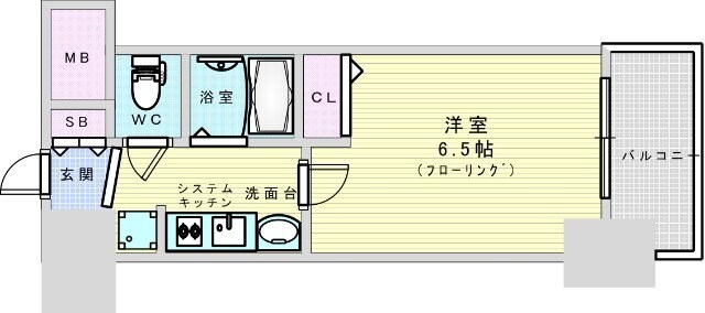 エステムコート新大阪Ⅶステーションプレミアムの物件間取画像