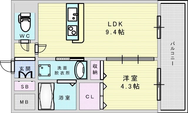 LANI　TOYONAKAの物件間取画像