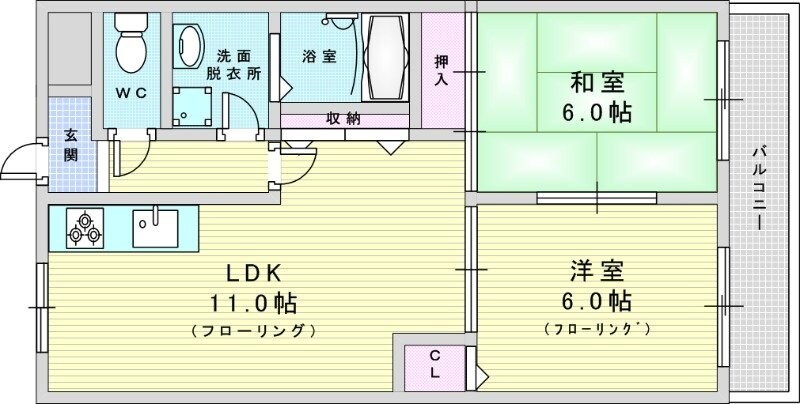 メゾン・ドゥ・ソレイユの物件間取画像