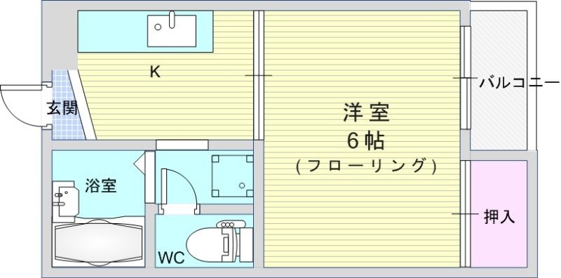 シュロス井口堂の物件間取画像