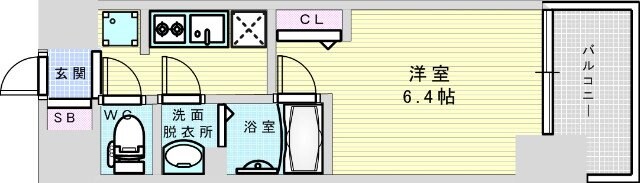 プレサンス淡路駅前の物件間取画像