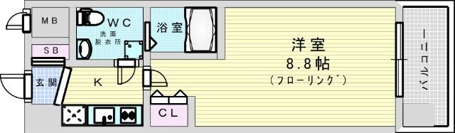 CASSIA十三の物件間取画像