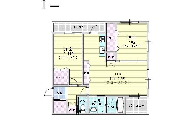 さくらガーデンの物件間取画像