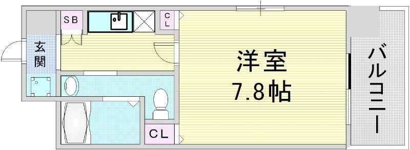 S-FORT弁天町の物件間取画像