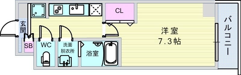 ウインズコート桜塚の物件間取画像