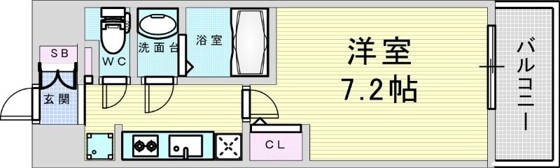 スプランディッド十三本町の物件間取画像