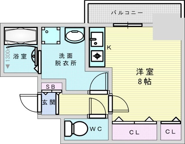 C-WINGの物件間取画像