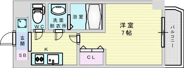 ウインズコート新大阪2の物件間取画像