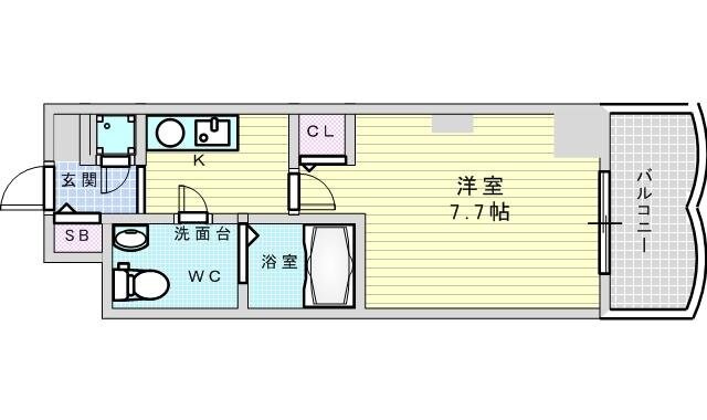 セレニテ新大阪弐番館の物件間取画像