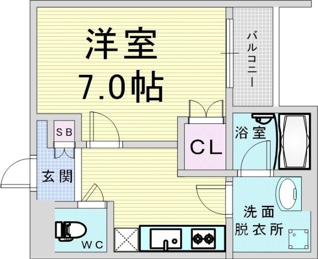 Rich Gate春日出北の物件間取画像