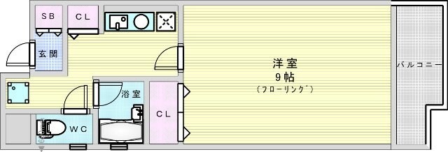 シャルマン新大阪の物件間取画像