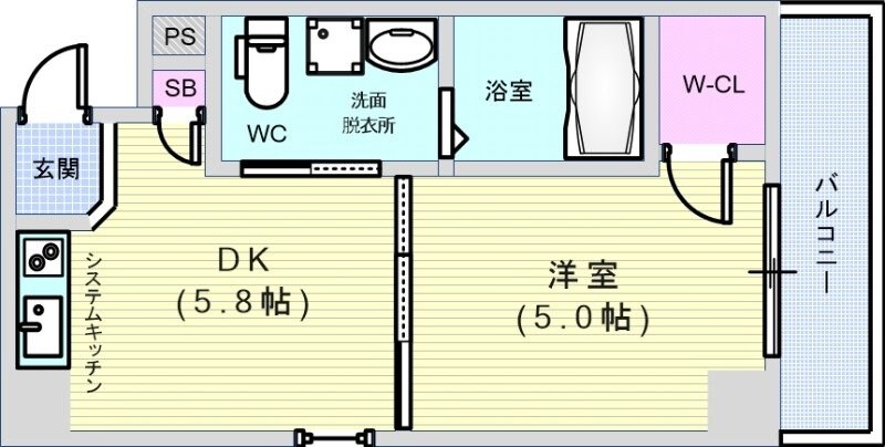 Demain APMの物件間取画像