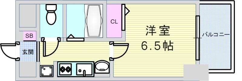 エステムコート大阪ベイエリアの物件間取画像