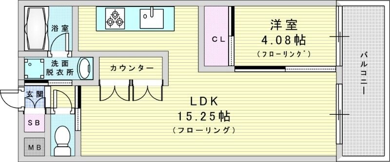 プレジオ御幣島ASIANの物件間取画像