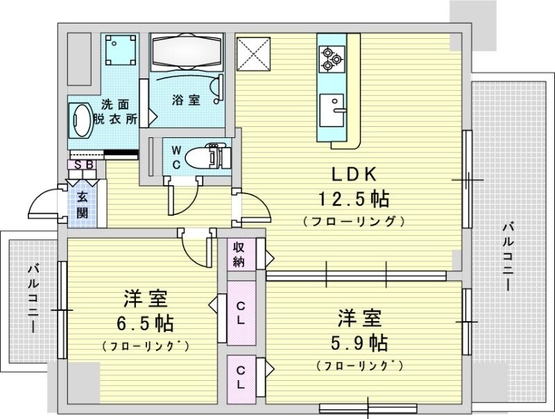 吹田市昭和町PJの物件間取画像