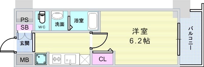 プレサンス庄内ブレイシスの物件間取画像