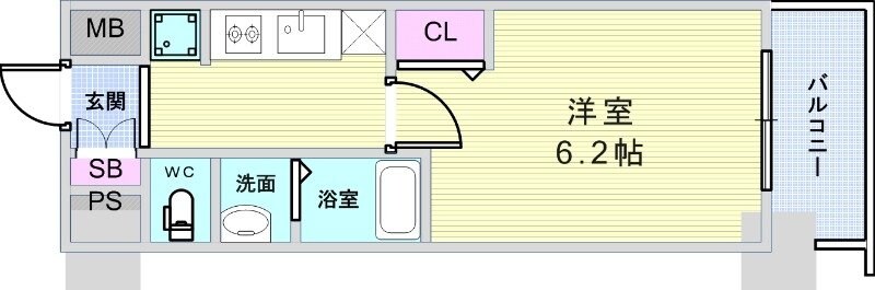 プレサンス庄内ブレイシスの物件間取画像