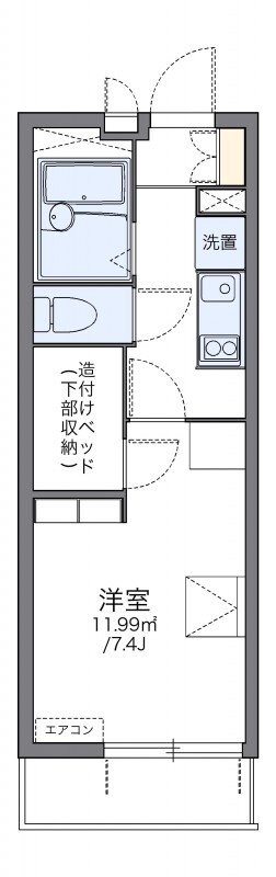 レオパレス華の物件間取画像