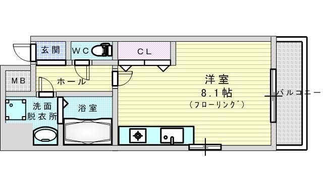 アーデン江坂2の物件間取画像