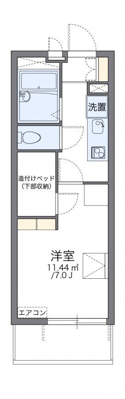 レオパレスＳＴＥＰの物件間取画像