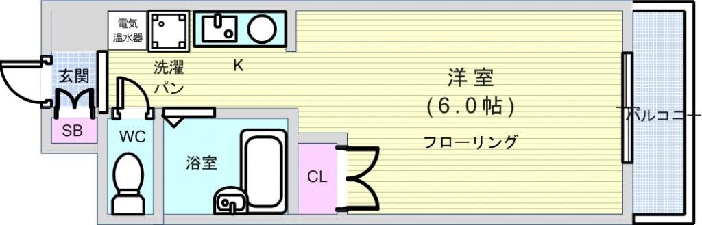 willDo九条の物件間取画像