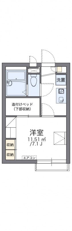 レオパレス五月山の物件間取画像