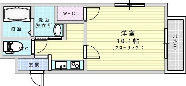 フジパレス東三国1番館の物件間取画像