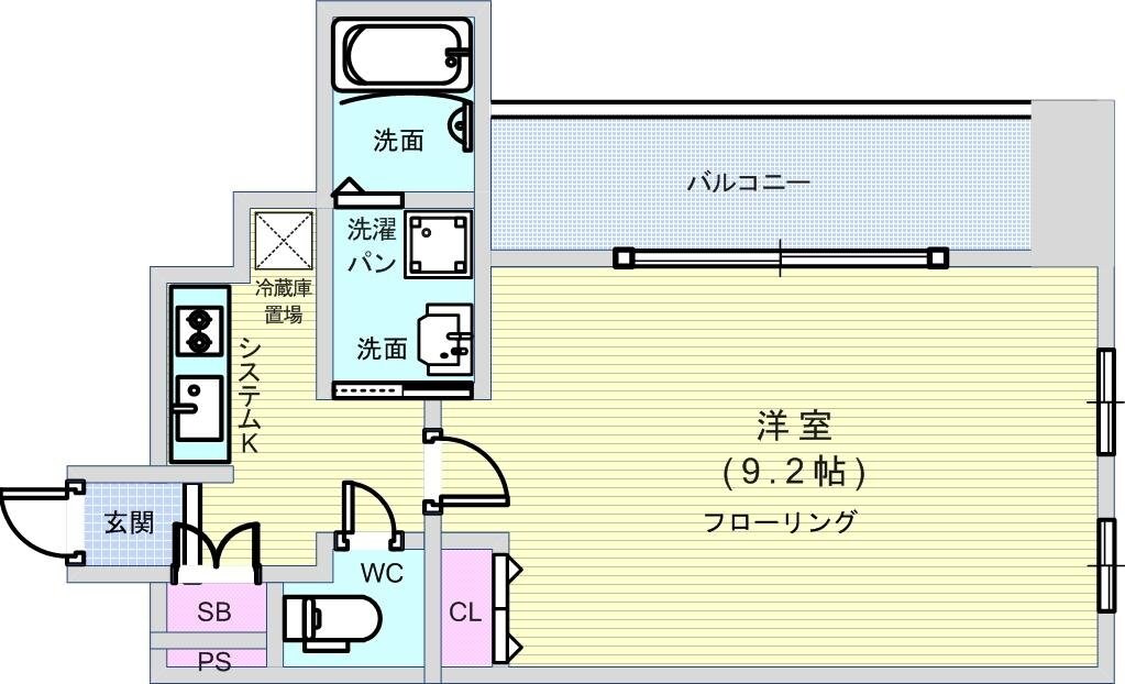 ＫＡＩＳＥＩ本町通の物件間取画像