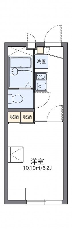 レオパレスラ　ピエスの物件間取画像