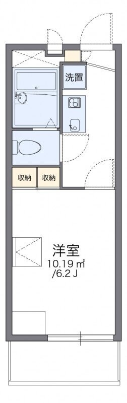 レオパレスＷＡＫＡＢＡの物件間取画像